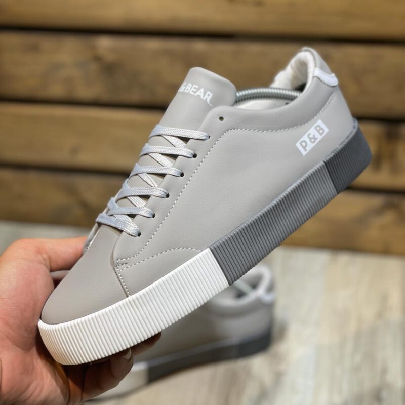 کفش کتونی مردانه مدل پول اند بیر pull&bear طوسی 41 تا 44 - Image 7