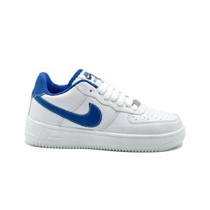 کفش و کتانی زنانه مدل نایک ایرفورس NIKE_AIR FORCE رنگ سفید آبی کد 30040