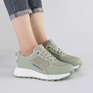 کفش و کتانی اسپرت زنانه و دخترانه مدل ریباک REEBOK رنگ یشمی کد M109
