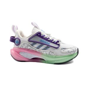 کتانی اسپرت زنانه مدل آدیداس هرموسو ADIDAS HAEMOSO رنگ سفید بنفش کد 85256