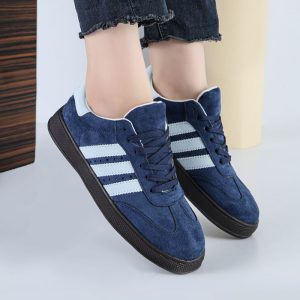 کفش و کتانی زنانه و دخترانه مدل آدیداس سامبا ADIDAS_SAMBA رنگ سرمه ای کد A460