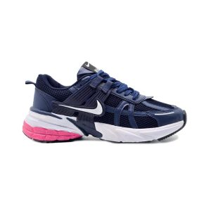 کفش و کتانی زنانه و دخترانه مدل نایک NIKE V2K رنگ سرمه ای سرخ آبی کد 41316