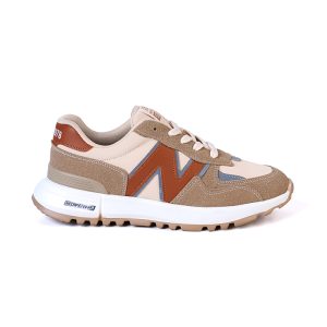 کفش و کتانی اسپرت زنانه و دخترانه مدل نیوبالانس NEW BALANCE رنگ کرم کد M108