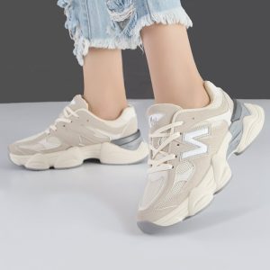 کفش و کتانی زنانه مدل نیوبالانس NEWBALANCE 9060 رنگ کرم کد K110