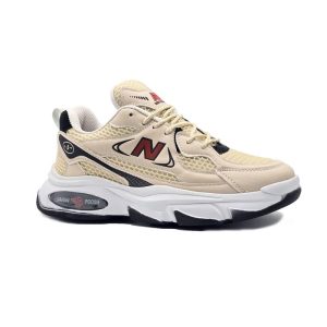 کفش و کتانی بزرگ پا و مردانه مدل نیوبالانس NEW BALANCE رنگ کرم کد 99123