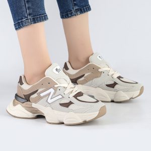کفش و کتانی زنانه مدل نیوبالانس NEWBALANCE 9060 رنگ کرم کد K107