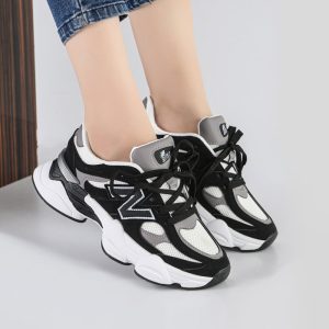 کفش و کتانی زنانه مدل نیوبالانس NEWBALANCE 9060 رنگ مشکی سفید کد K109