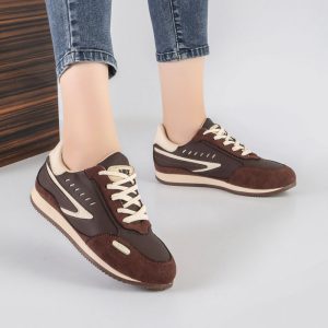 کفش و کتانی اسپرت زنانه مدل نایک NIKE رنگ قهوه ای کد 41225