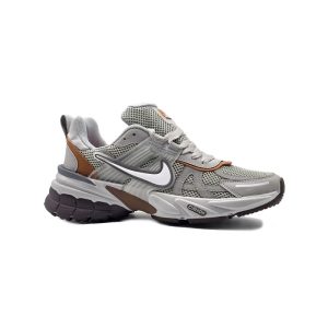 کفش و کتانی زنانه و دخترانه مدل نایک کوشلون NIKE V2K رنگ طوسی نباتی کد 41725