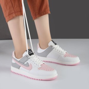 کفش و کتانی زنانه مدل دو نایک رنگ طوسی صورتی مدل نایک NIKE کد M355