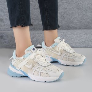 کفش و کتانی اسپرت زنانه مدل نایک کوشلون NIKE V2K رنگ سفید آبی کد 41825