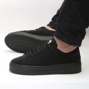 کفش و کتانی روزمره و راحتی مردانه مدل برشکا BERESHKA رنگ مشکی کد 41245