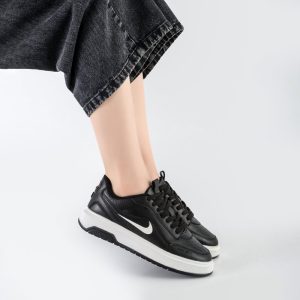 کفش و کتانی مردانه و زنانه مدل نایک NIKE JUST DO IT رنگ مشکی سفید کد 65411