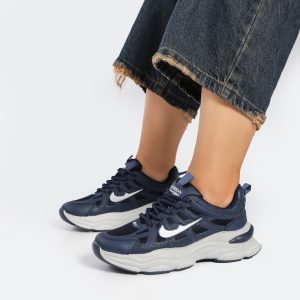 کفش و کتانی زنانه و دخترانه مدل نایک NIKE رنگ سرمه ای کد M755