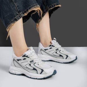 کفش و کتانی زنانه و دخترانه رنگ سفید سرمه ای کد M788