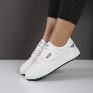 کفش و کتانی زنانه و دخترانه مدل فشیون FASHION رنگ سفید کد M811