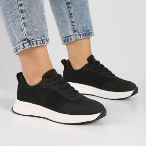 کفش اسپرت و راحتی زنانه و دخترانه رنگ مشکی کد M801