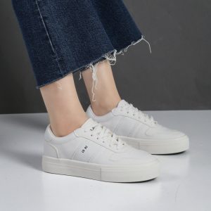 کفش اسپرت و راحتی زنانه و دخترانه رنگ سفید کد M795