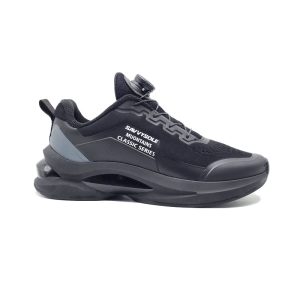 کتانی مردانه مدل پمپی savvysole رنگ مشکی کد 21488