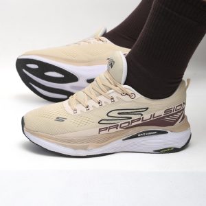 کفش و کتانی مردانه مدل اسکیچرز پرو SKECHERS PROPULSION رنگ کرم کد 48348