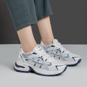 کفش و کتانی زنانه و دحترانه رنگ سفید سرمه ای کد M784