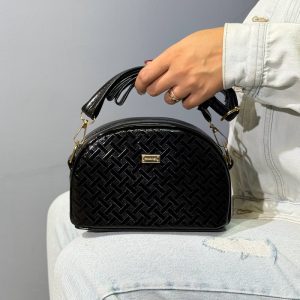 کیف دوشی دستی زنانه و دخترانه رنگ مشکی کد C209