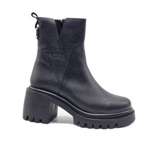 بوت و نیم بوت زنانه و دخترانه مدل بغل زیپ رنگ مشکی کد M1121