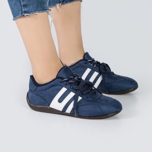 کفش و کتانی اسپرت زنانه و دخترانه مدل ونس ایت رنگ سرمه ای کد M2100