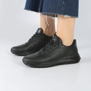 کفش و کتانی اسپرت زنانه و دخترانه راحتی رنگ مشکی کد M2107