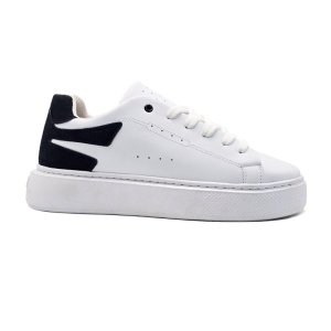 کفش و کتانی روزمره و راحتی مردانه مدل برشکا BERESHKA رنگ سفید مشکی کد 41311