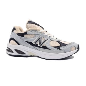 کفش و کتانی مردانه مدل نیوبالانس 2010 NEW BALANCE چرم طبیعی رنگ طوسی کد 2083