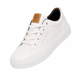 کفش و کتانی اسپرت مردانه مدل PULL&BEAR پول اند بیر رنگ سفید عسلی کد 41155