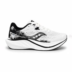 کفش و کتانی مردانه مدل ساکونی SAUCONY رنگ سفید مشکی کد 30096
