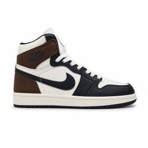 کفش و کتانی مردانه ساقدار مدل NIKE JORDAN 1 رنگ مشکی قهوه ای کد 2141