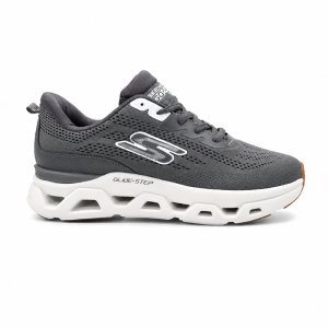 کفش و کتانی مردانه مدل رانینگ SKECHERS رنگ طوسی کد 40091