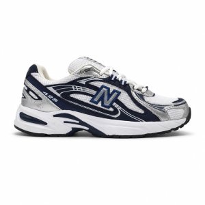 کفش و کتانی مردانه مدل نیوبالانس 425 NEW BALANCE رنگ سفید سرمه ای کد 9945