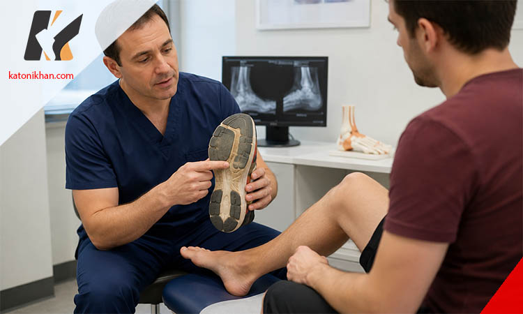 آیا سایش یک طرفه زیره کتونی همیشه نشانه مشکل پا است؟