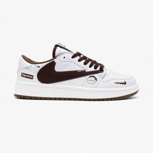 کفش و کتانی مردانه مدل نایک ترویس NIKE TRAVIS رنگ سفید کرم کد 30852