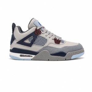 کفش و کتانی مردانه ساقدار مدل جردن NIKE AIR JORDAN 4 رنگ طوسی کد 2726