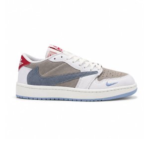 کفش و کتانی مردانه مدل نایک ترویس NIKE TRAVIS رنگ سفید طوسی کد 30867