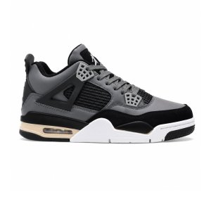 کفش و کتانی مردانه ساقدار مدل جردن NIKE AIR JORDAN 4 رنگ طوسی مشکی کد 2152