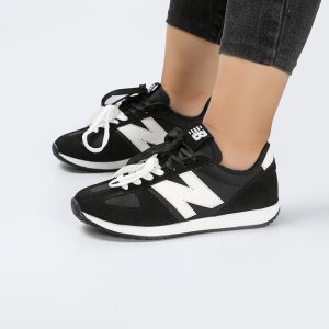 کفش و کتانی زنانه و دخترانه مدل نیوبالانس NEWBALANCE رنگ مشکی سفید کد M1778