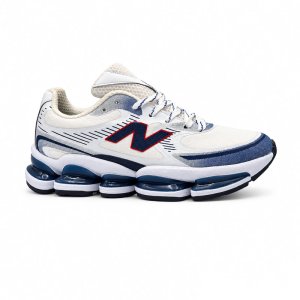 کفش و کتانی مردانه مدل نیوبالانس NEWBALANCE ABZORB 2000 رنگ سفید آبی کد 30290