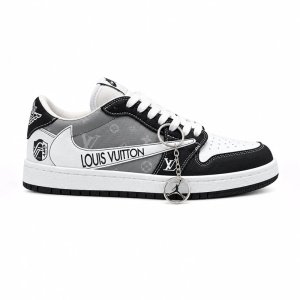 کفش و کتانی مردانه مدل نایک ترویس NIKE TRAVIS رنگ طوسی مشکی کد 30951