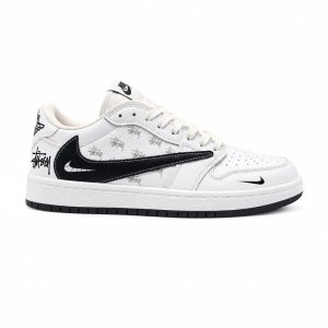 کفش و کتانی مردانه مدل نایک ترویس NIKE TRAVIS رنگ سفید مشکی کد 30355