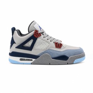 کفش و کتانی مردانه ساقدار مدل جردن NIKE AIR JORDAN 4 رنگ طوسی کد 2190