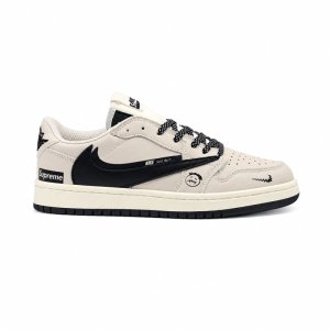 کفش و کتانی مردانه مدل نایک ترویس NIKE TRAVIS رنگ کرم مشکی کد 30360