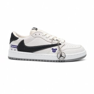 کفش و کتانی مردانه مدل نایک ترویس NIKE TRAVIS رنگ سفید طوسی کد 31003