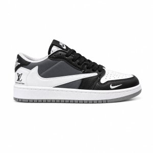 کفش و کتانی زنانه و دخترانه مدل نایک ترویس NIKE TRAVIS رنگ مشکی طوسی کد 30279