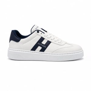 کفش و کتانی اسپرت مردانه مدل HILFIGER رنگ سفید سرمه ای کد 7153
